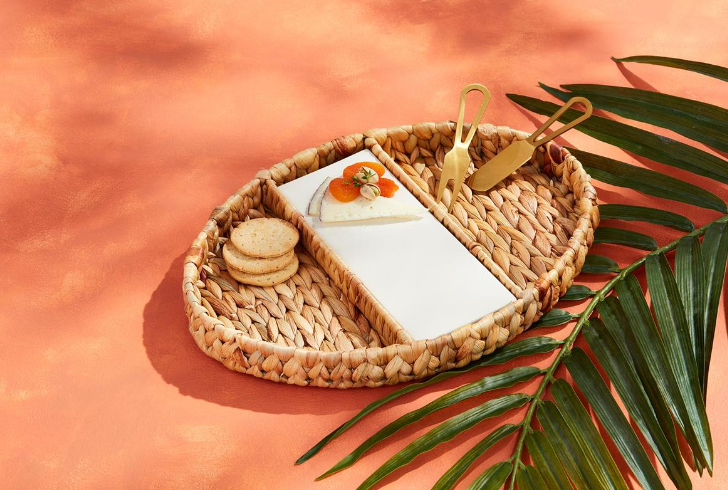 Woven Oval Serving Set