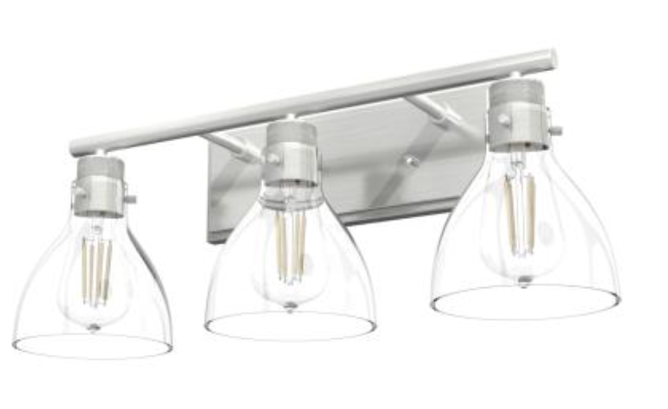 Vann Brushed Nickel Vanity Light