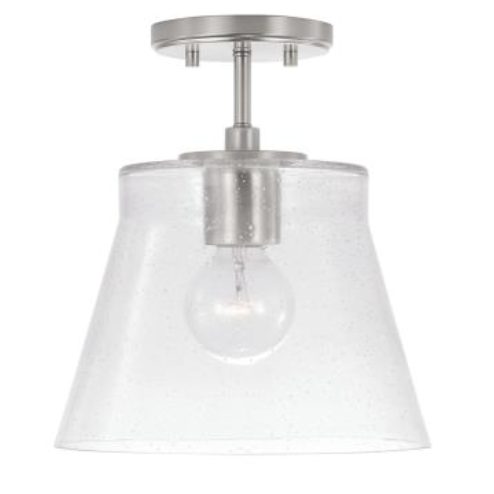 Jackie Brushed Nickel Semi-Flush Mount / Pendant
