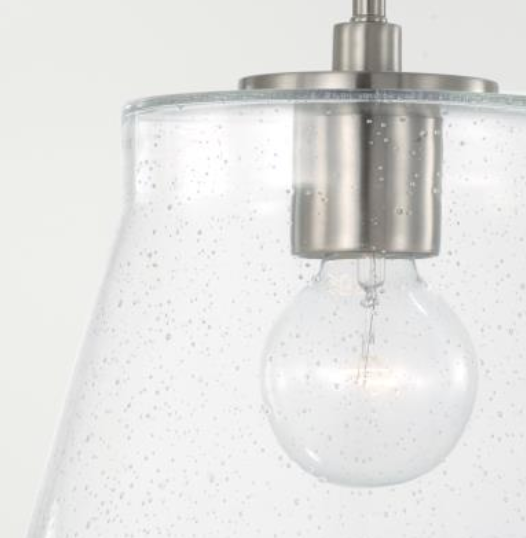 Jackie Brushed Nickel Semi-Flush Mount / Pendant