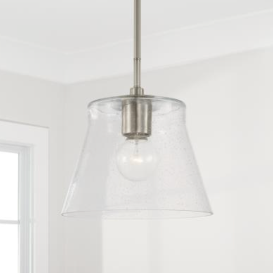 Jackie Brushed Nickel Semi-Flush Mount / Pendant