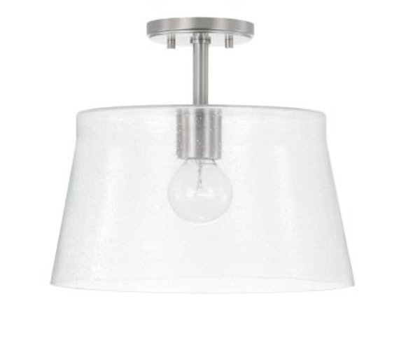 Jackie Brushed Nickel Semi-Flush Mount / Pendant