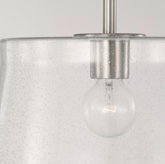 Jackie Brushed Nickel Semi-Flush Mount / Pendant