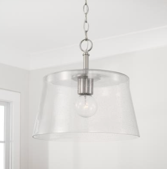 Jackie Brushed Nickel Semi-Flush Mount / Pendant