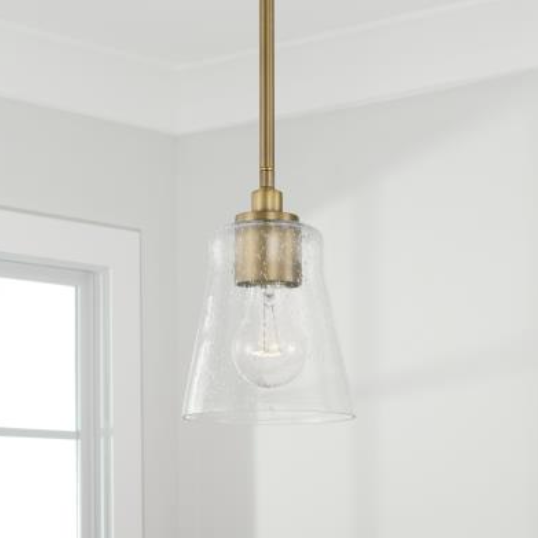 Jackie Brass Semi-Flush Mount / Pendant