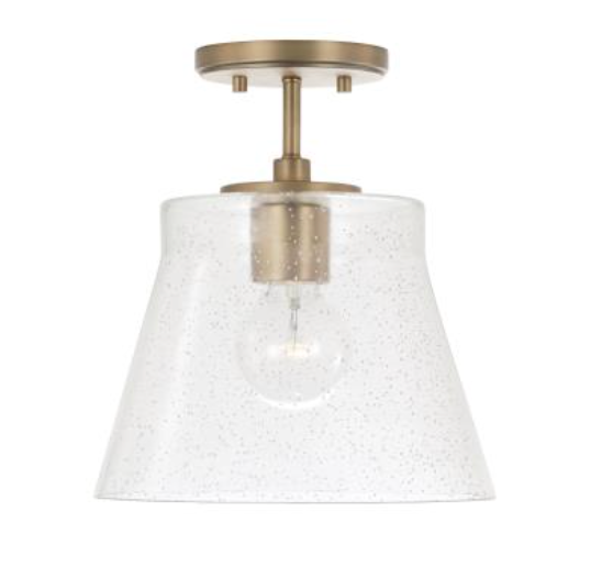 Jackie Brass Semi-Flush Mount / Pendant