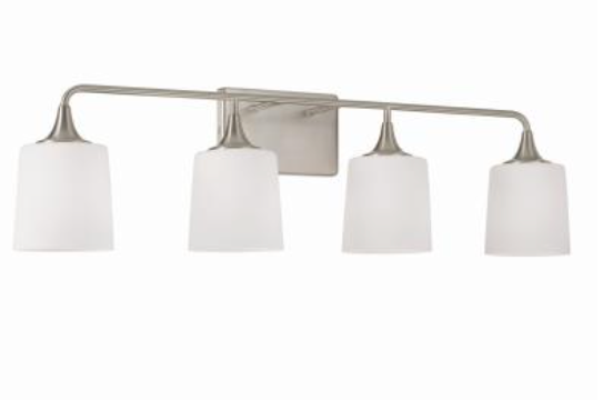 Lisa Brushed Nickel Vanity Light