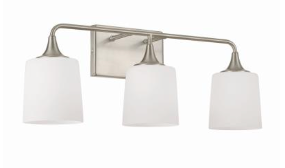 Lisa Brushed Nickel Vanity Light