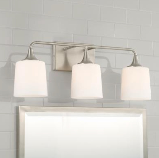 Lisa Brushed Nickel Vanity Light