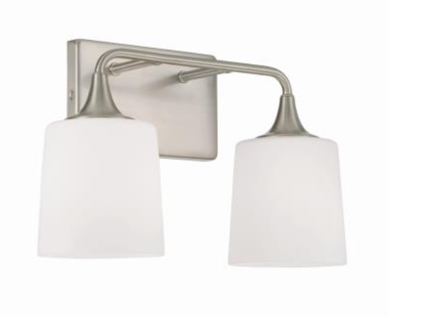 Lisa Brushed Nickel Vanity Light