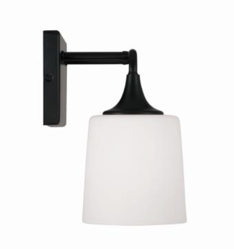 Lisa Matte Black Vanity Light