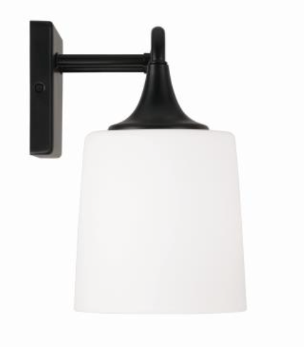 Lisa Matte Black Vanity Light