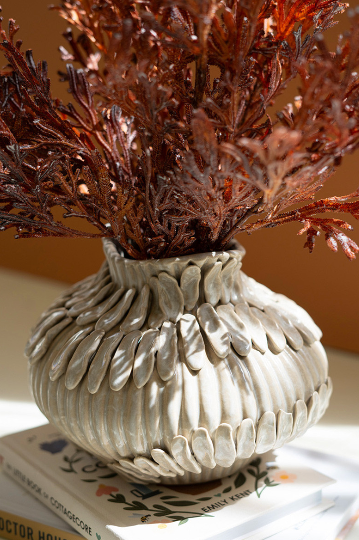 Ceramic Feather Vase
