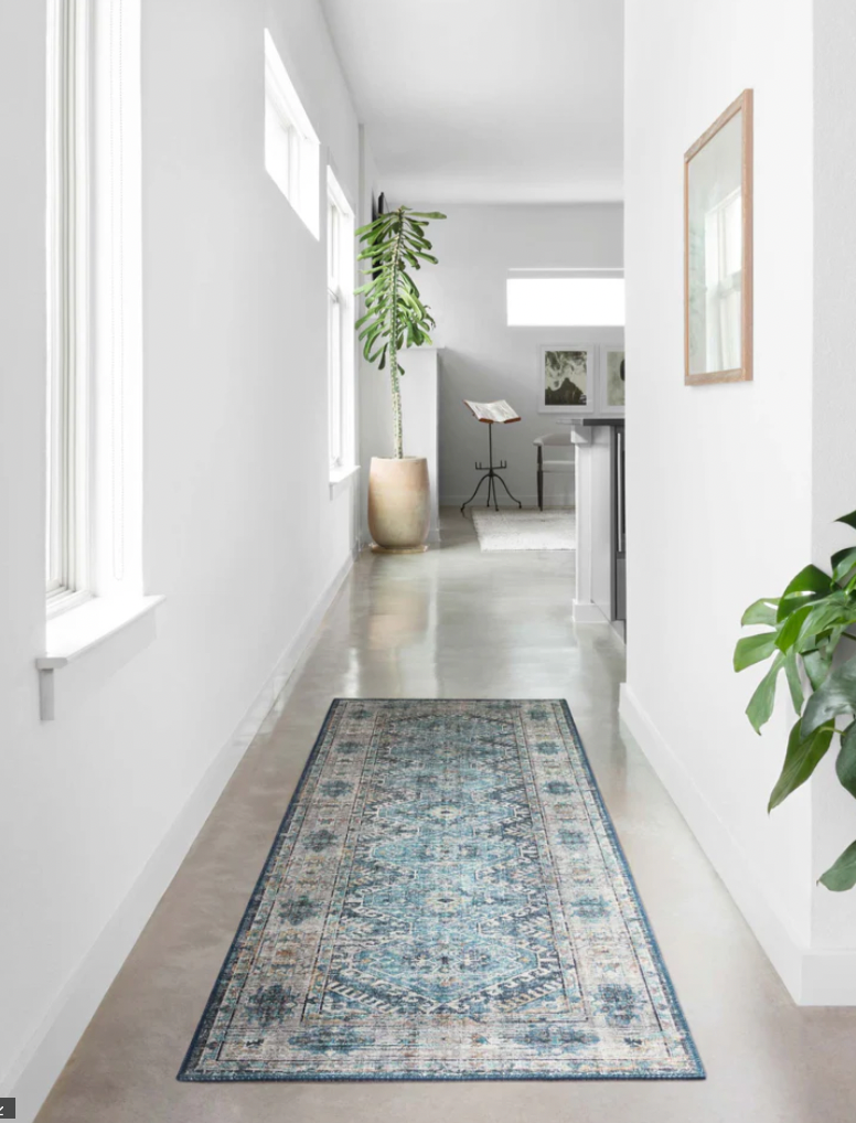 Skye Denim/Natural Rug