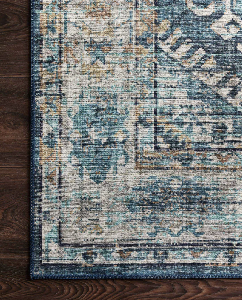 Skye Denim/Natural Rug