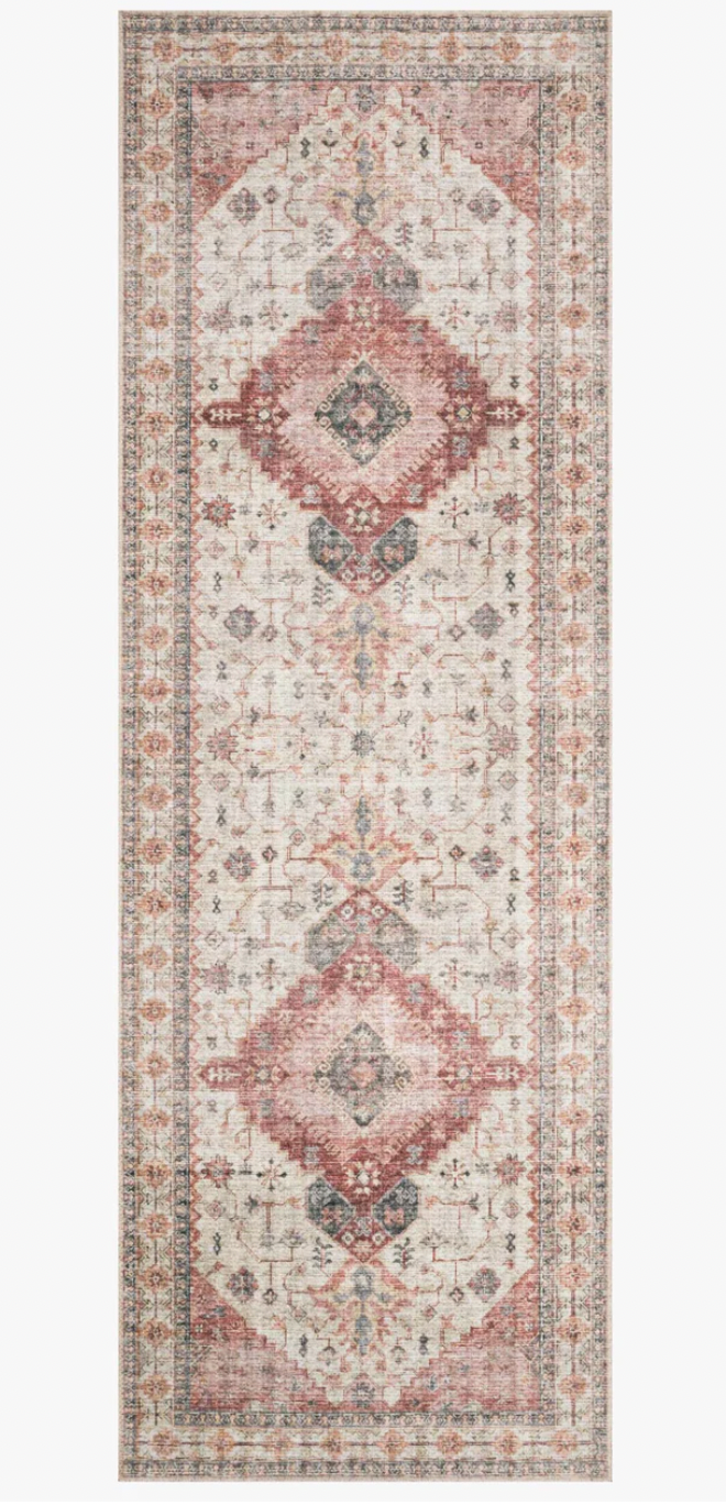 Skye Ivory/Berry Rug
