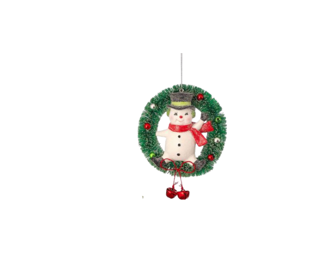Vintage Snowman Ornament