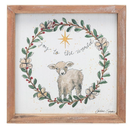 Oh Holy Night Stoneware Wall Decor
