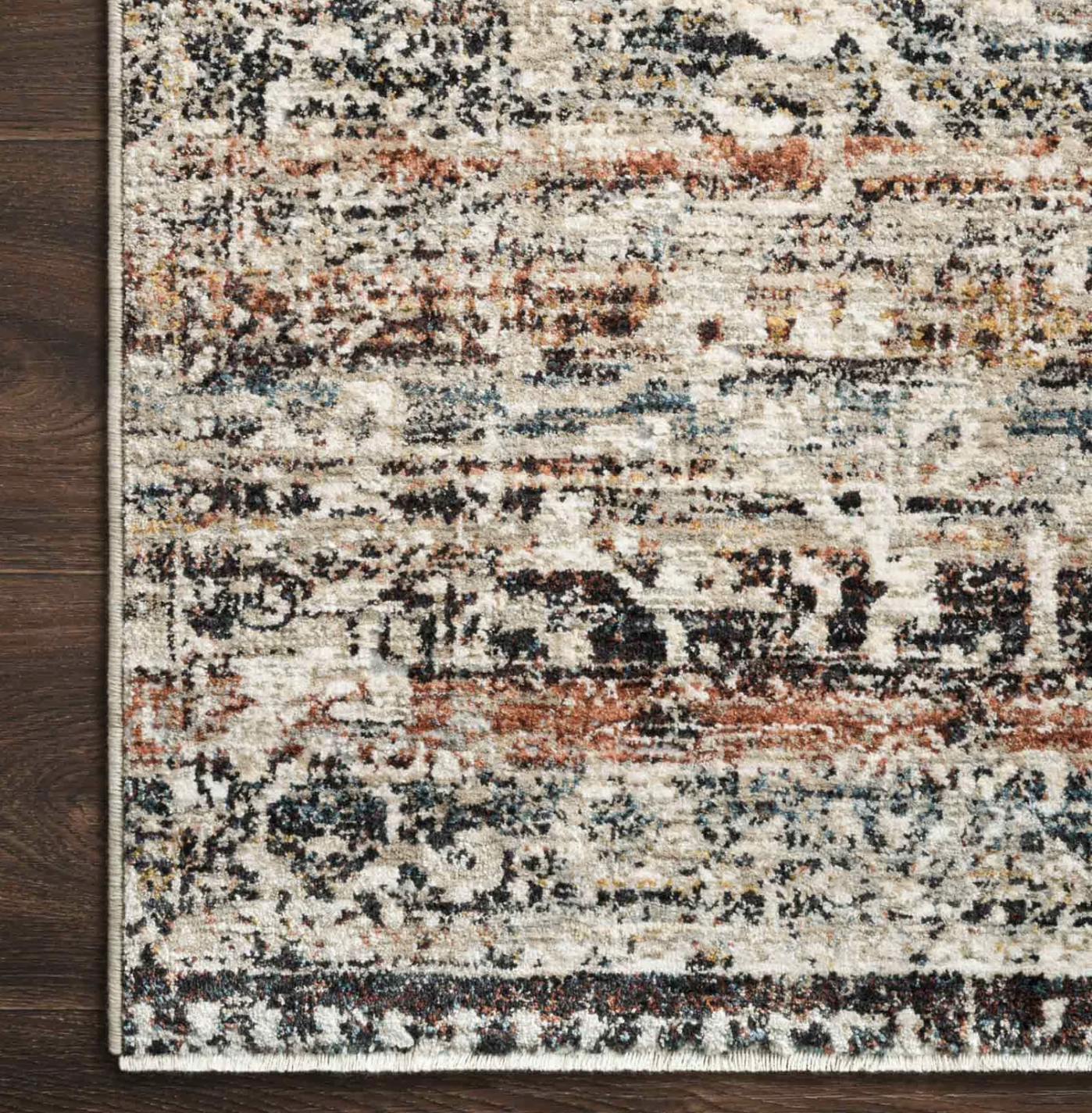 Theia Taupe/Multi Rug