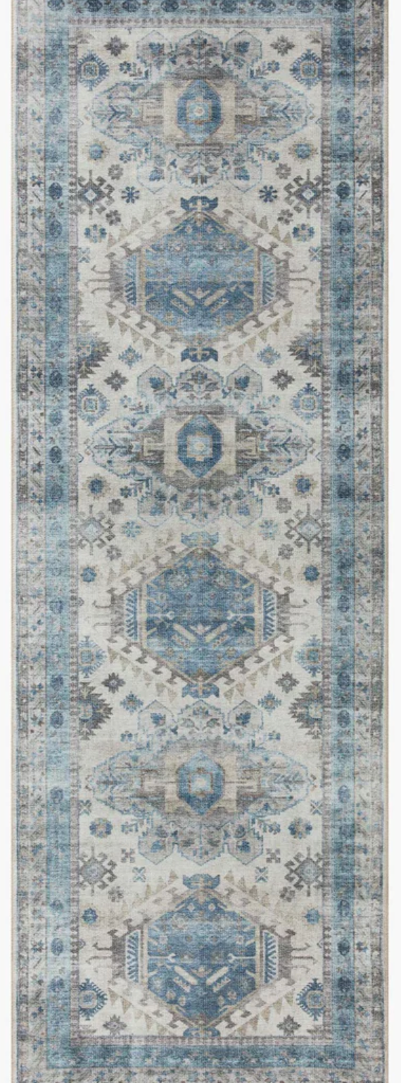 Heidi Ivory/Ocean Rug