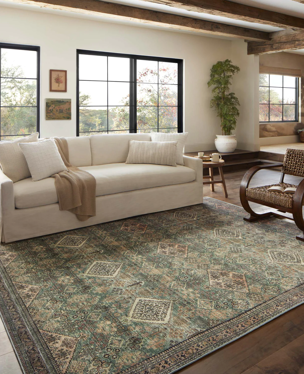 Sinclair Turquoise/ Multi Rug