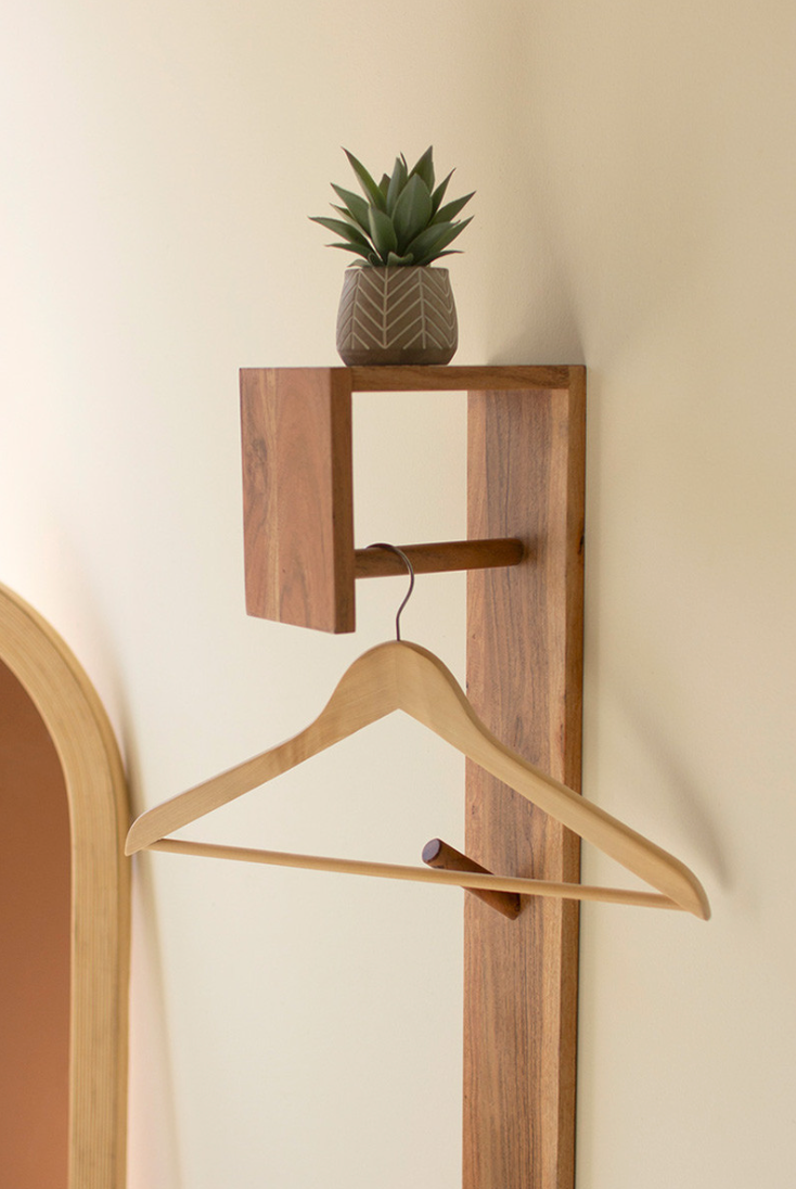 Wooden Wall Mini Closet