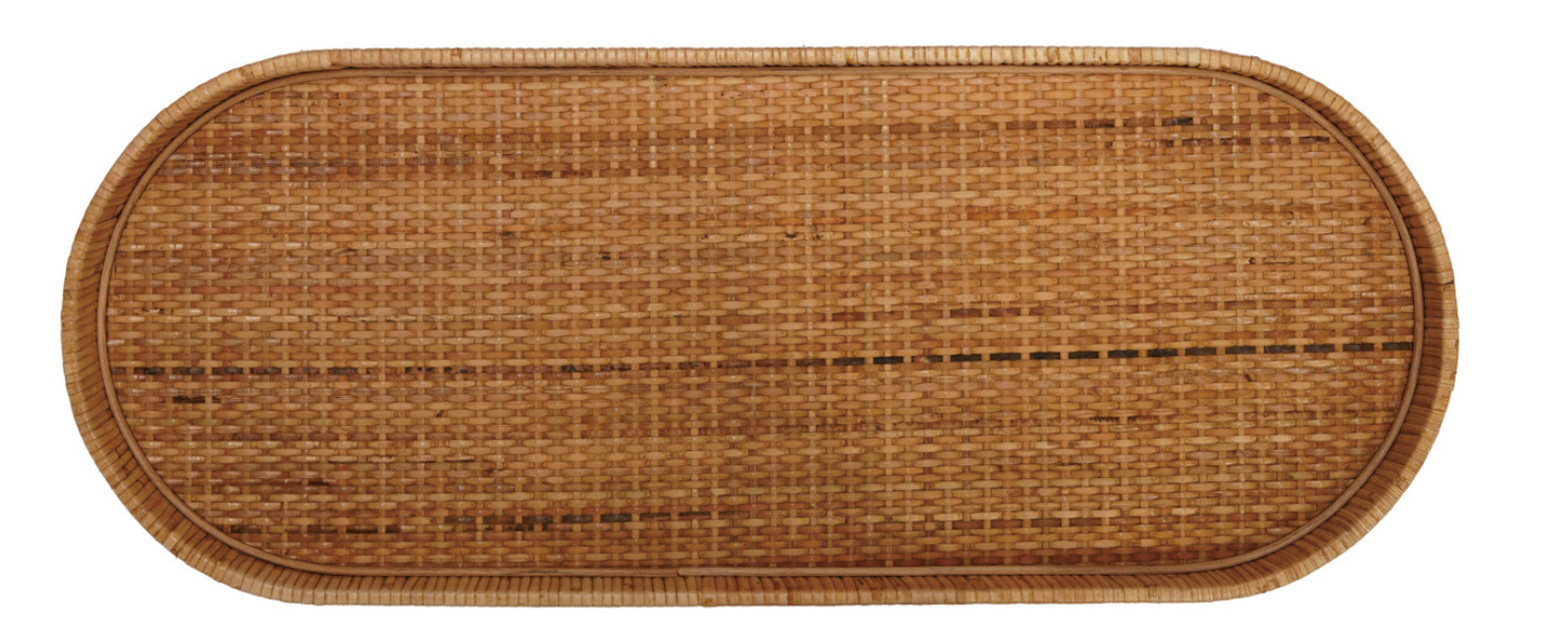 Oval Rattan Trays