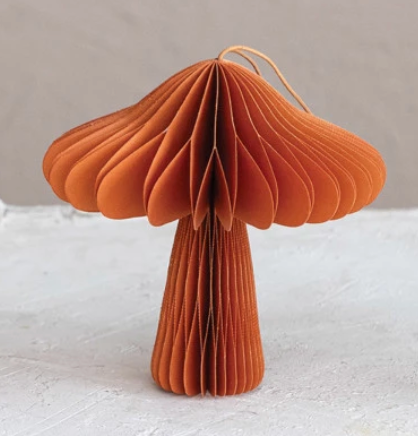Mushroom Honeycomb Ornaments