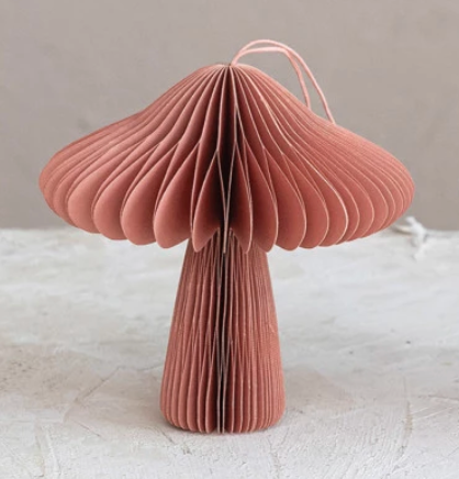 Mushroom Honeycomb Ornaments
