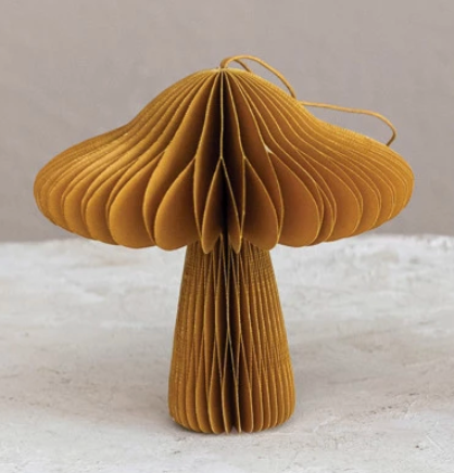 Mushroom Honeycomb Ornaments