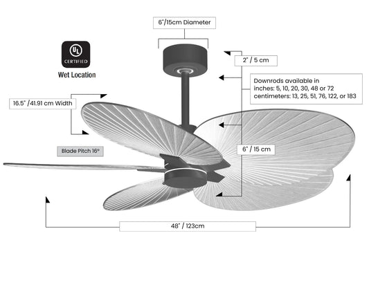 Alessandra Tropical Fan