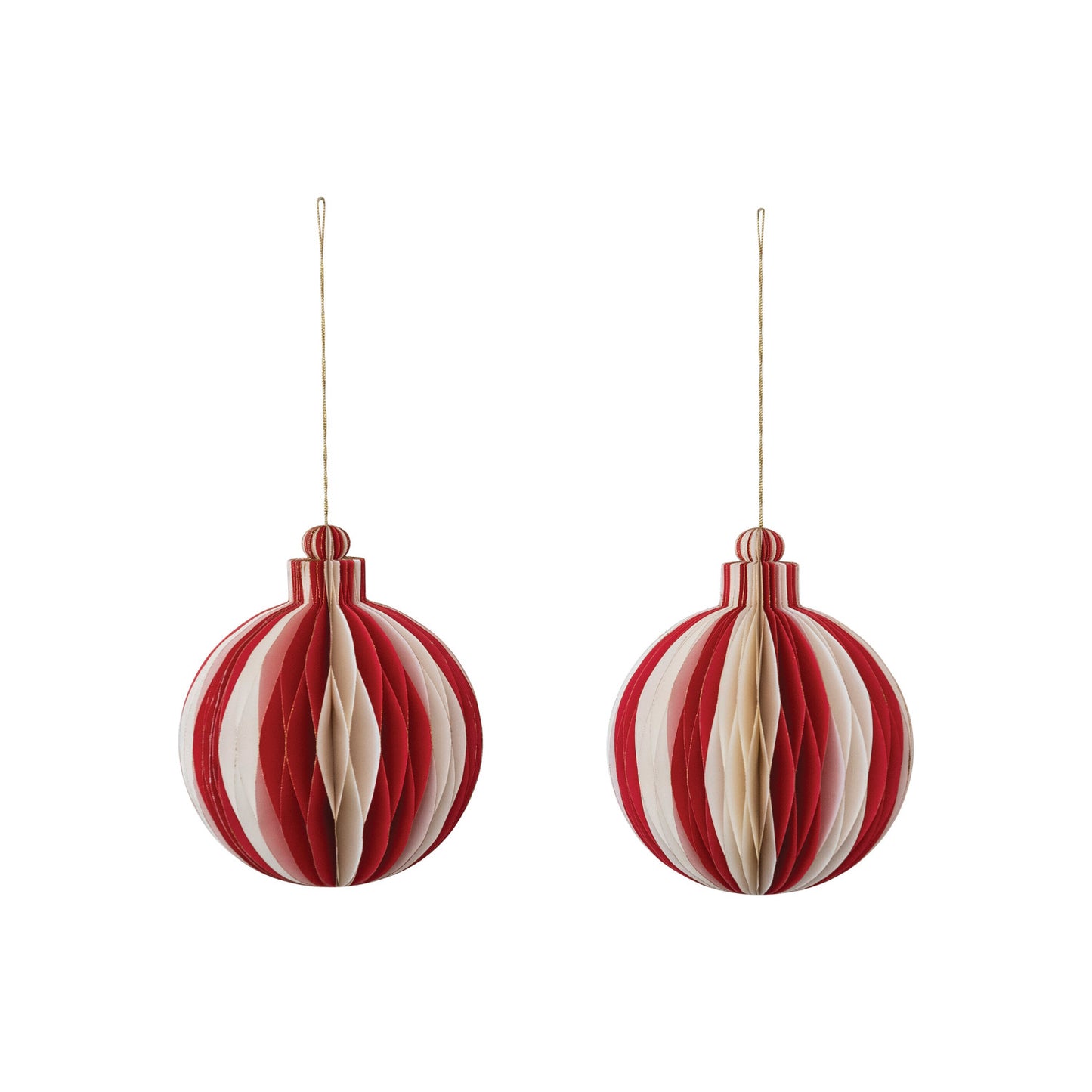 Folding Stripe Honeycomb Ornaments