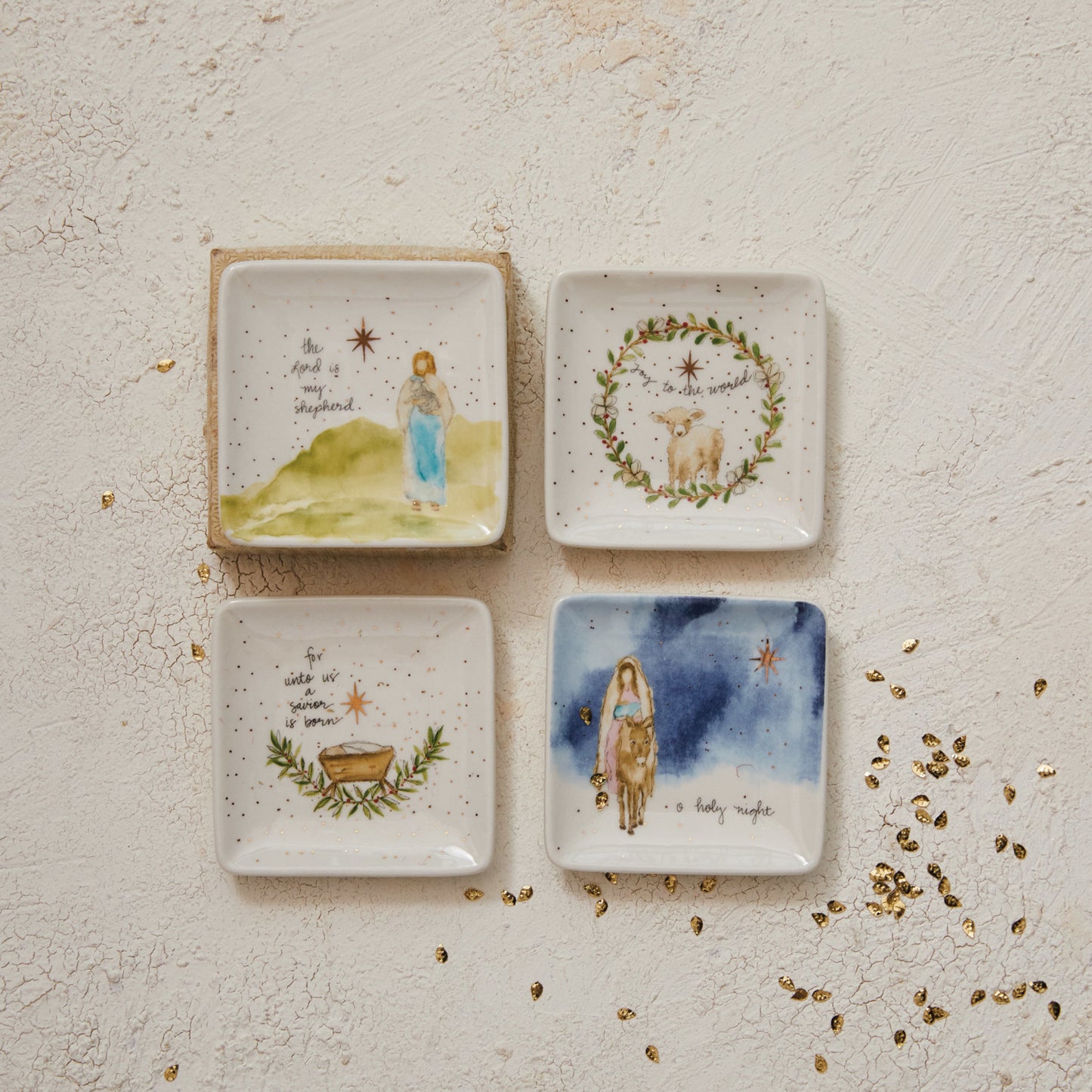 Oh Holy Night Stoneware Dish