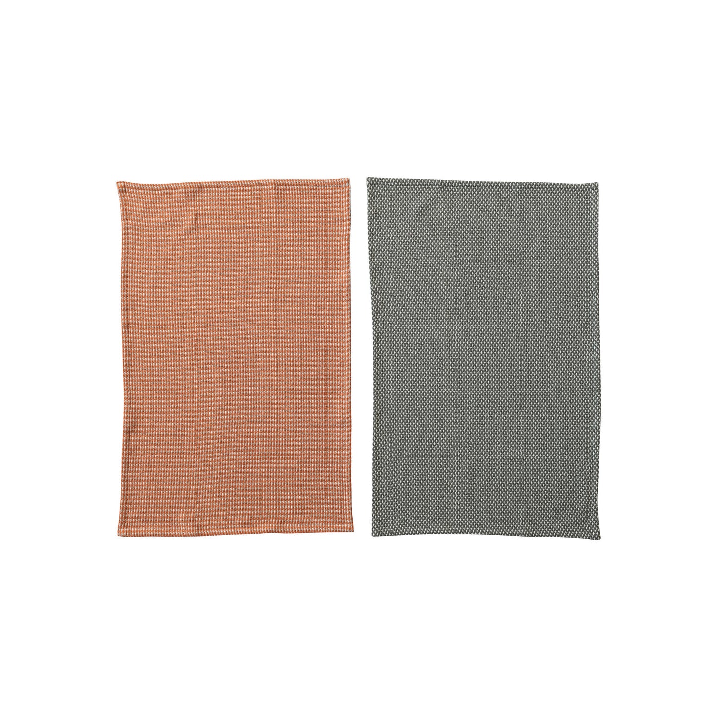 Woven Cotton Dobby Tea Towels Set