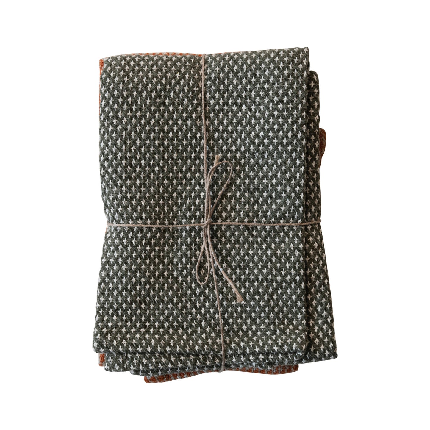 Woven Cotton Dobby Tea Towels Set