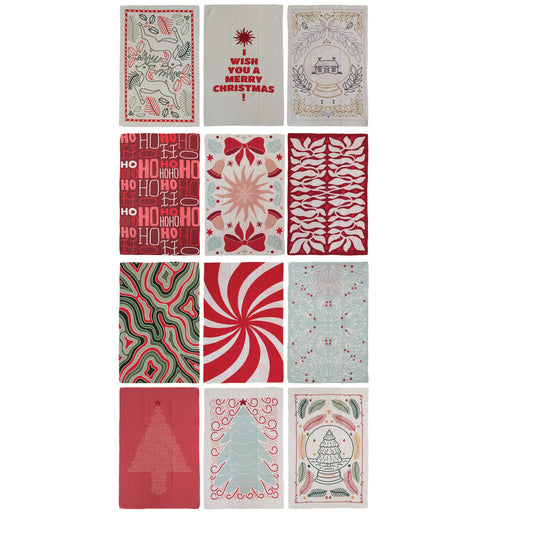 Microfiber Holiday Tea Towel