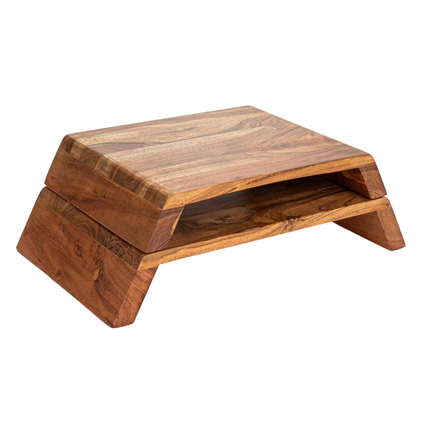 Acacia Wood Nesting Pedestals