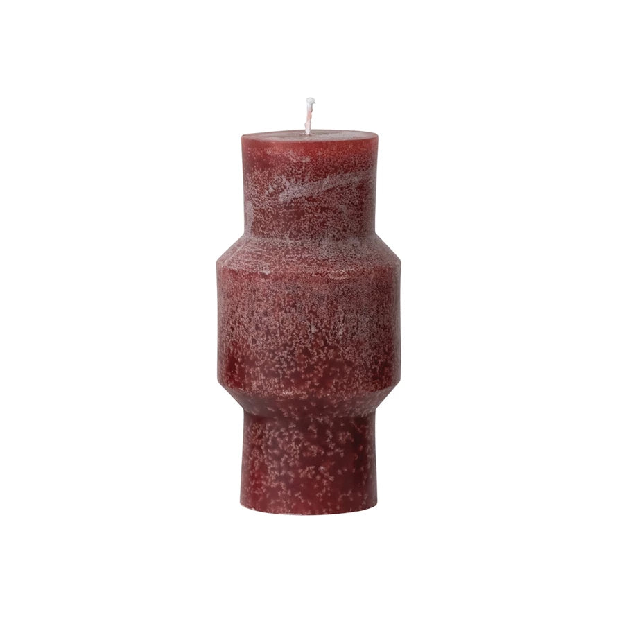 Cranberry Medium Totem Pillar Candle