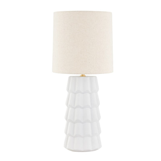 Ceramic Ruffle Table Lamp
