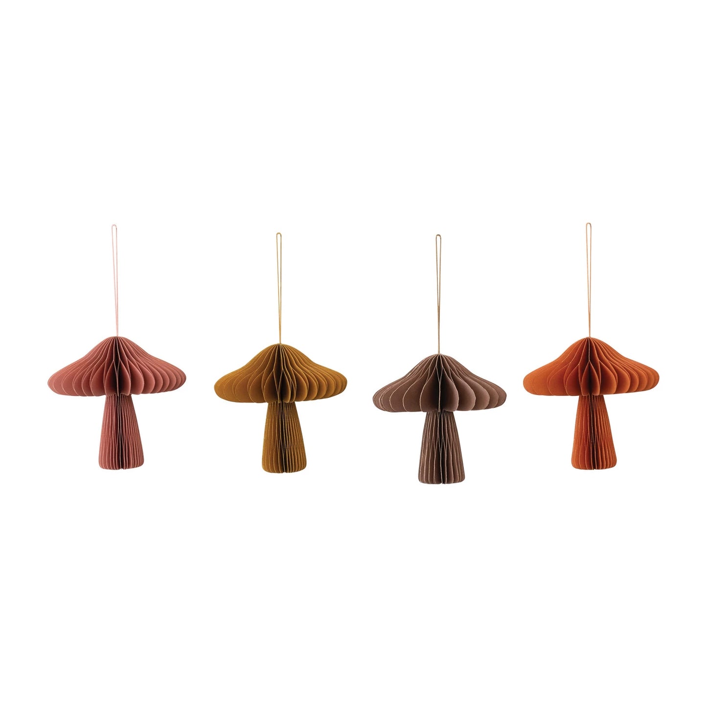 Mushroom Honeycomb Ornaments