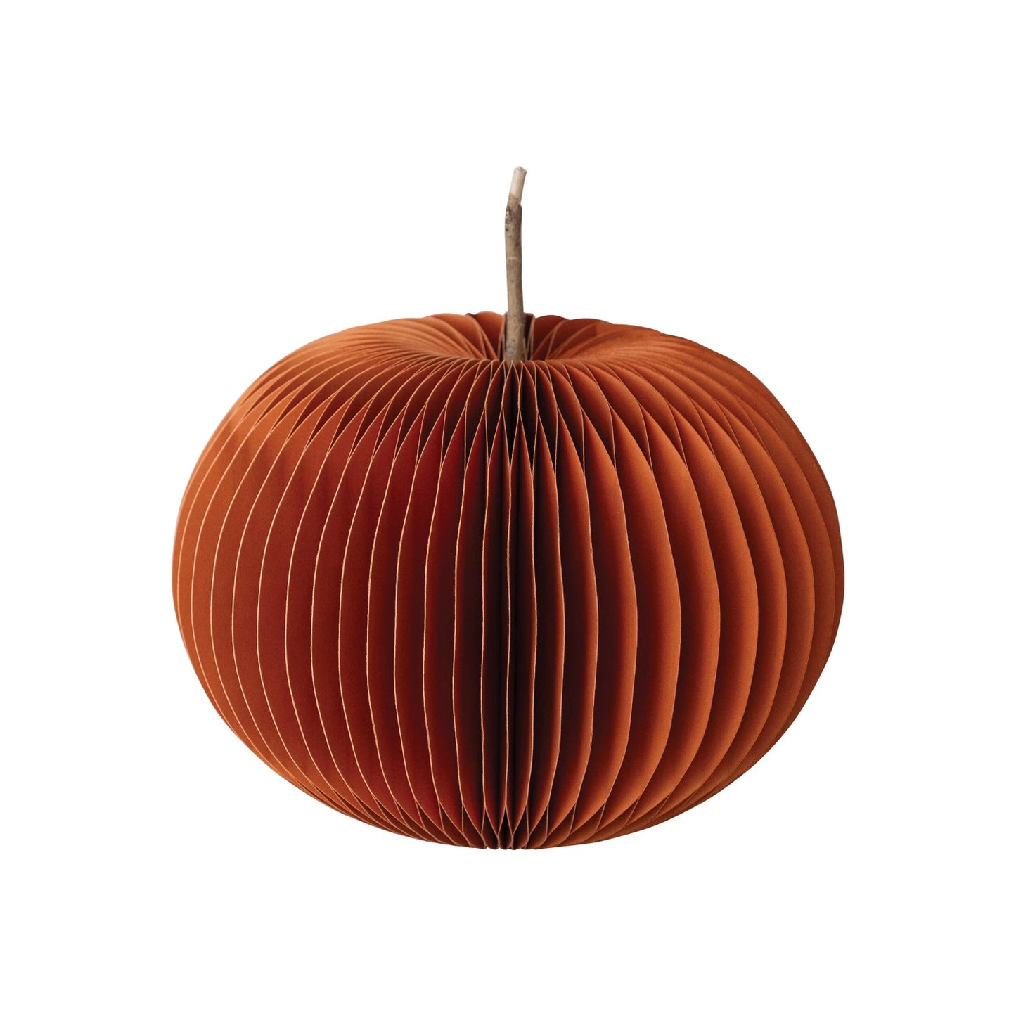Pumpkin Honeycomb Paper Ornament