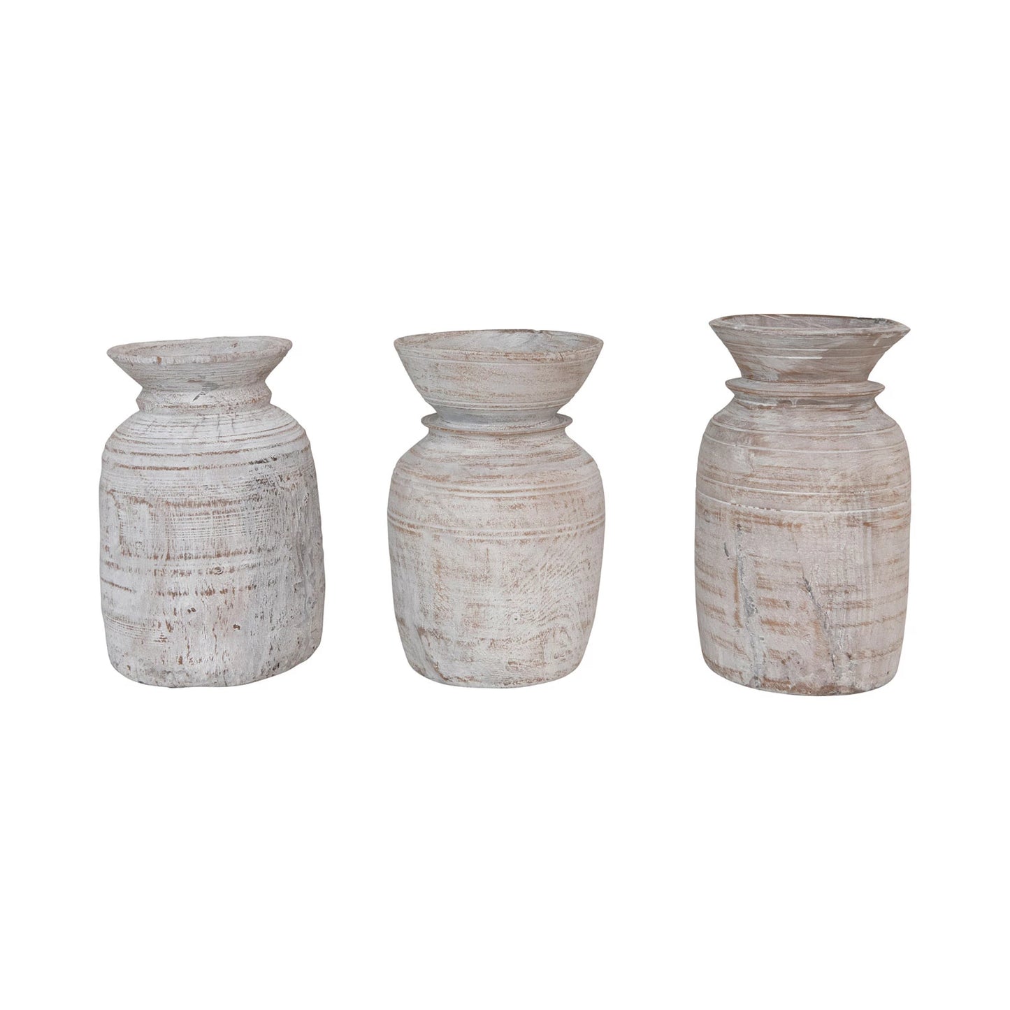 Found Wood Jug