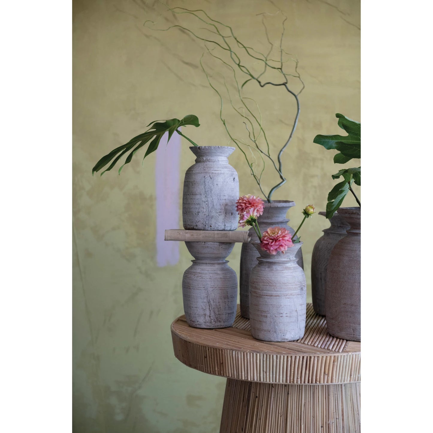 Found Wood Jug