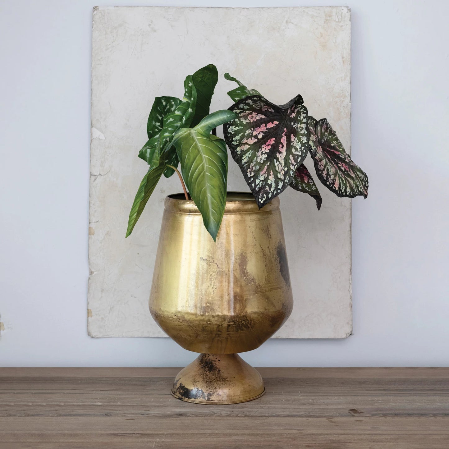 Faux Potted Elephant Ear