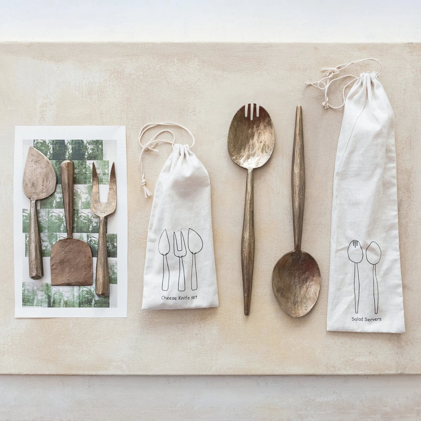 Villa Salad Servers