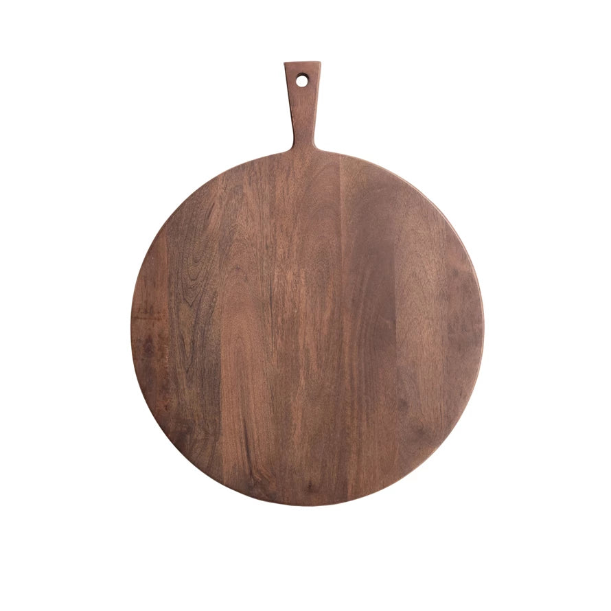 Round Mango Wood Cutting Board