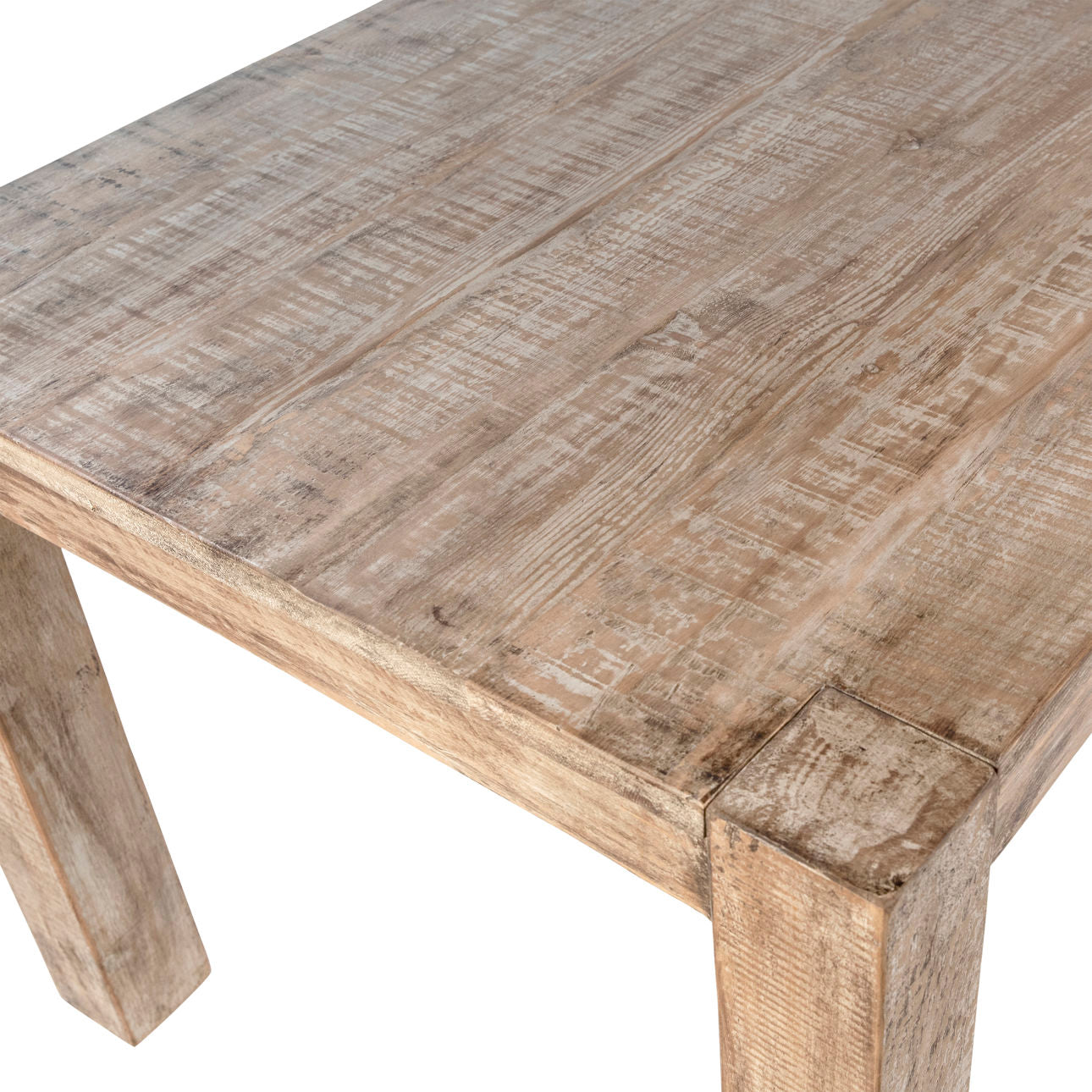 Reclaimed Pine Wood Dining Table