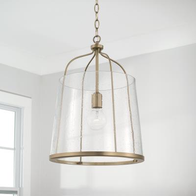 Madison Aged Brass Pendant