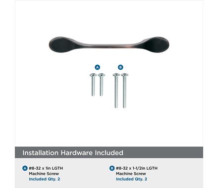 RAVINO 3in Center-To-Center Pull-Oil Rubbed Bronze