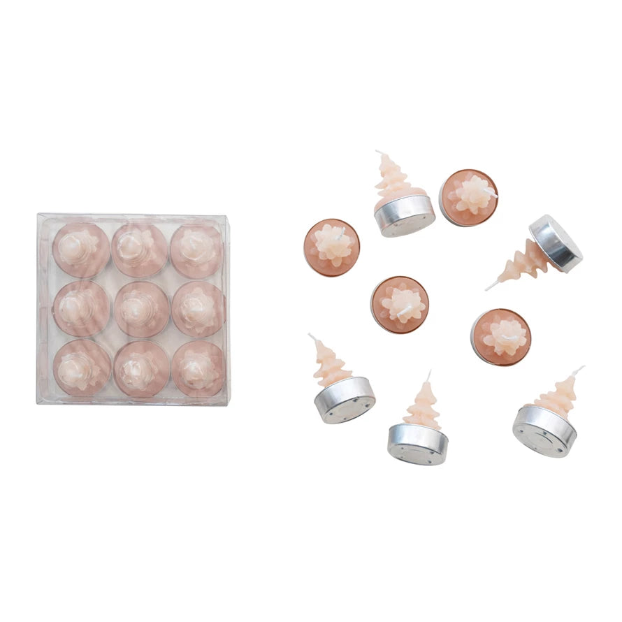Christmas Tree Tea Light Set